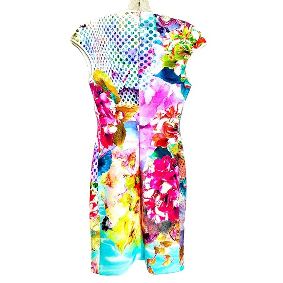 Clover Canyon Multicolor Floral Scuba Dress XS - Picture 7 of 7